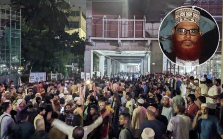 সাঈদীর মৃত্যু, শাহবাগে জামায়াত নেতাকর্মীদের ভিড়