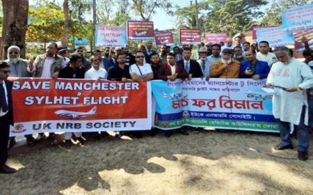 সিলেট-ম্যানচেস্টার রুটে সরাসরি ফ্লাইট চালু না রাখলে কঠোর আন্দোলনের হুঁশিয়ারি