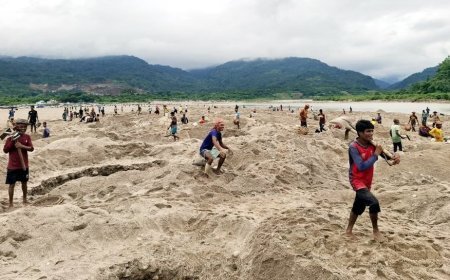 সীমাহীন লুটপাটে সাদাপাথর বিরাণভূমি